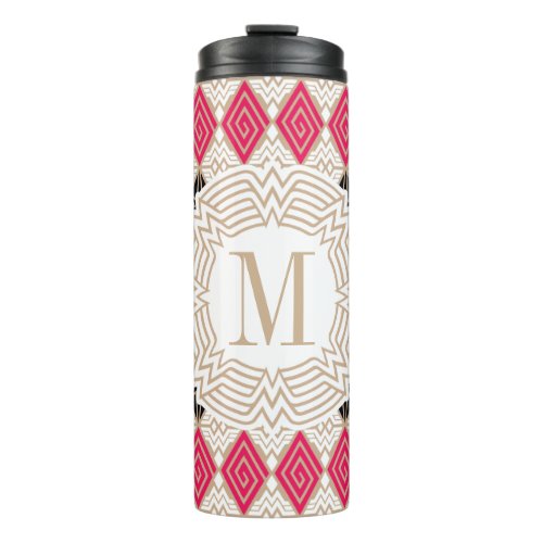 Wonder Woman Greek Pattern Thermal Tumbler