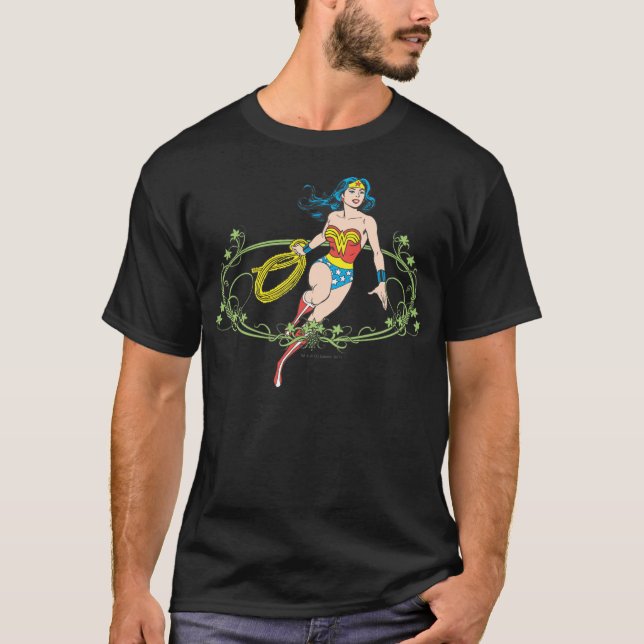 Wonder Woman Green Vines T-Shirt (Front)