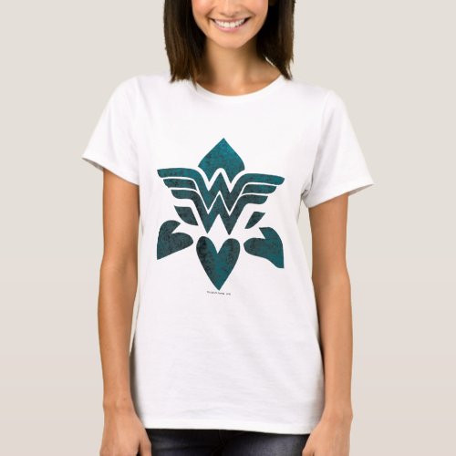 Wonder Woman Grunge Logo T_Shirt