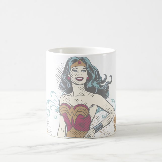Wonder Woman Halftone Coffee Mug (Center)
