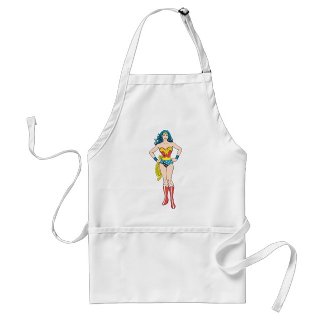 Wonder Woman Hands on Hips Adult Apron (Front)