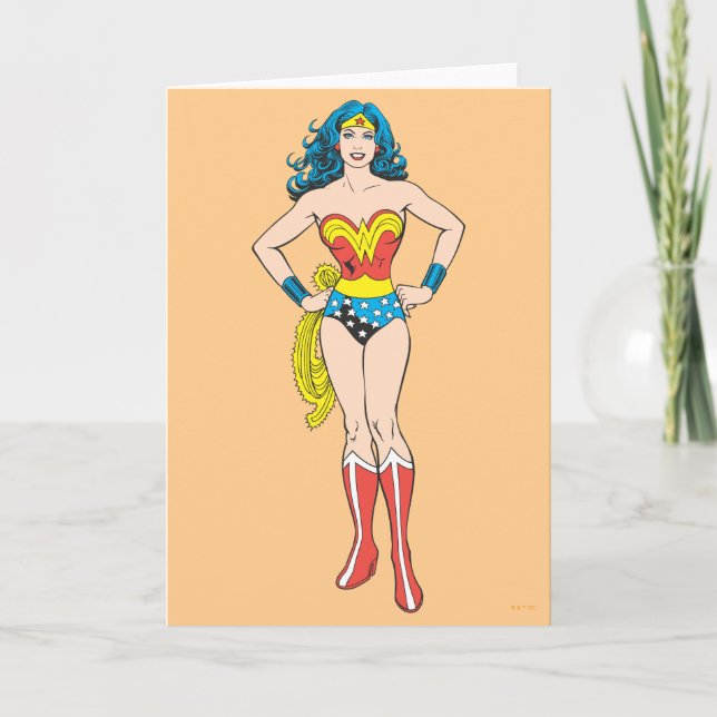 Wonder Woman Hands on Hips Card (Front)