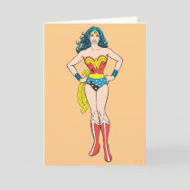 Wonder Woman Hands on Hips Card