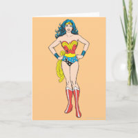 Wonder Woman Hands on Hips Card