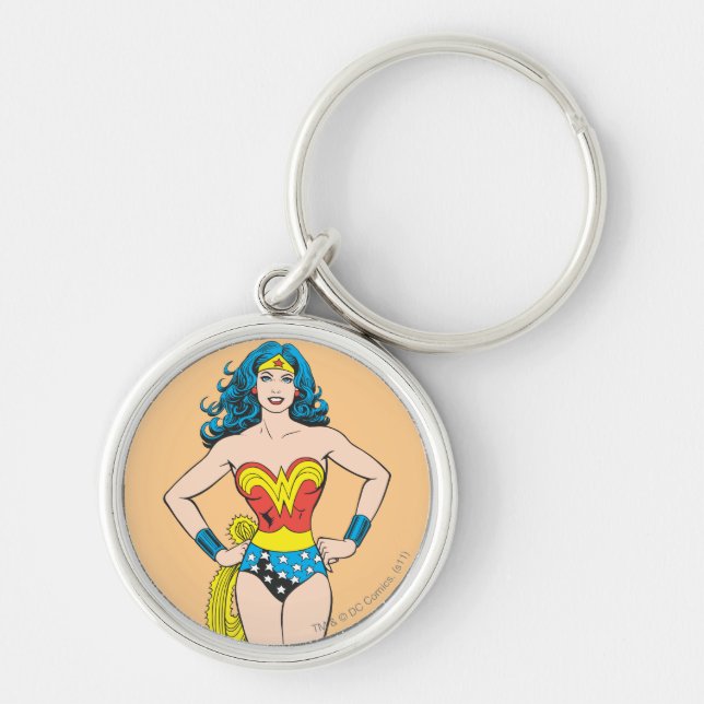 Wonder Woman Hands on Hips Keychain (Front)