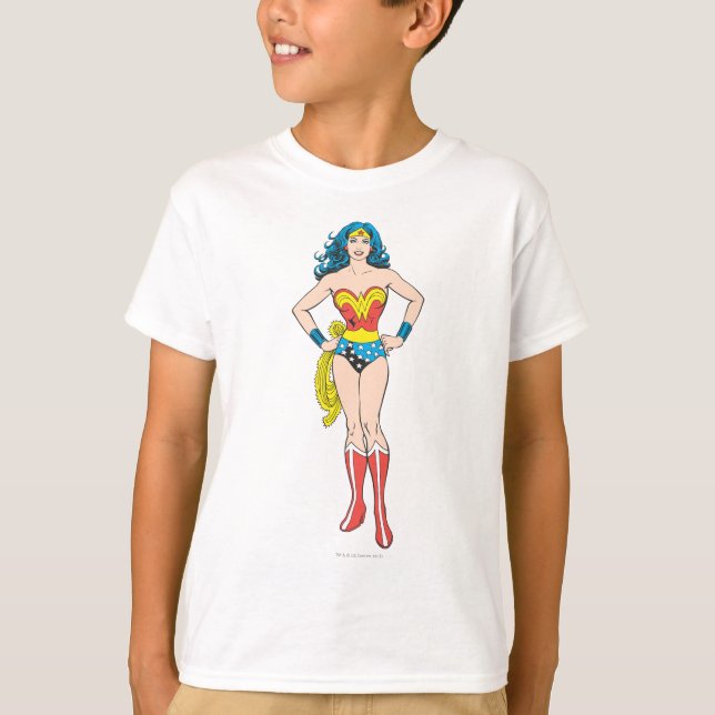 Wonder Woman Hands on Hips T-Shirt (Front)