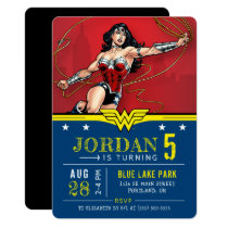 Wonder Woman | Happy Birthday Invitation