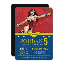 Wonder Woman | Happy Birthday Invitation