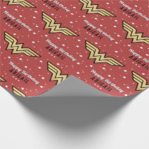 Wonder Woman | Happy Birthday  Wrapping Paper