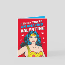 Wonder Woman | Happy Valentine's Day Note Card