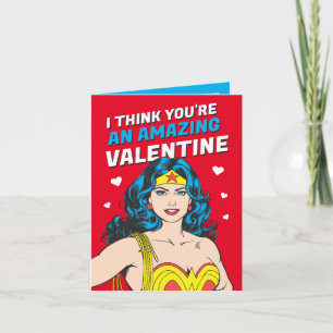 Wonder Woman Happy Valentine's Day Note Card