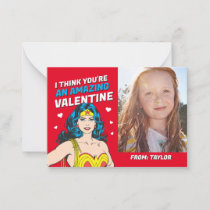 Wonder Woman | Happy Valentine's Day Note Card