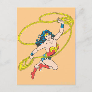 Wonder Woman Holds Lasso 3 Postcard