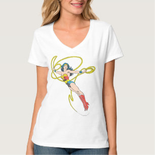 Wonder Woman Holds Lasso 4 T-Shirt