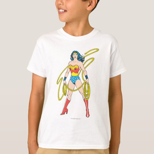 Wonder Woman Holds Lasso 5 T_Shirt