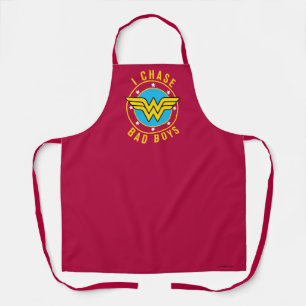Wonder Woman - I Chase Bad Boys Apron