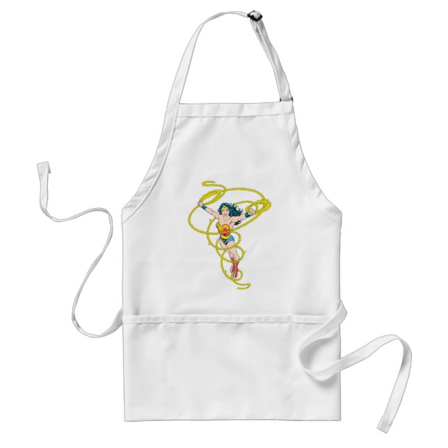 Wonder Woman in Lasso Adult Apron (Front)
