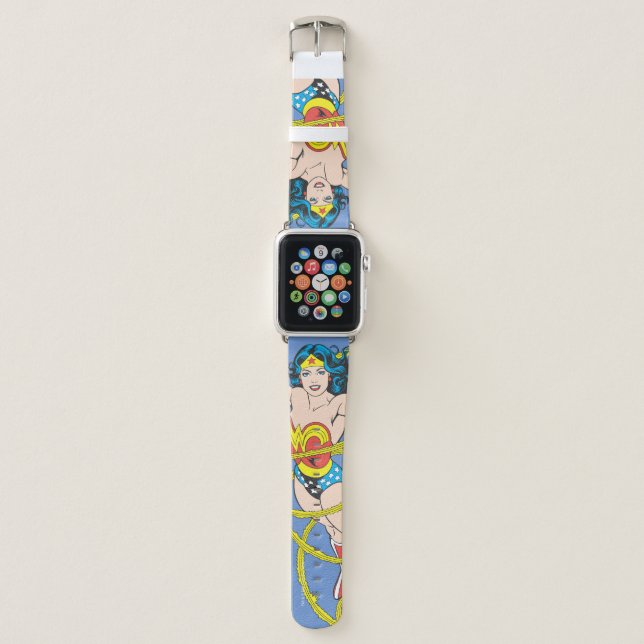 Wonder Woman in Lasso Apple Watch Band (Front)