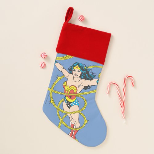 Wonder Woman in Lasso Christmas Stocking
