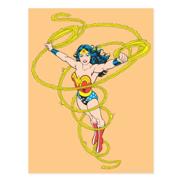 Wonder Woman in Lasso Post Cards