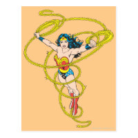 Wonder Woman in Lasso Postcard