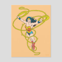 Wonder Woman in Lasso Postcard