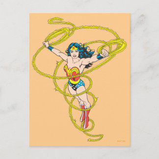 Wonder Woman in Lasso Postcard
