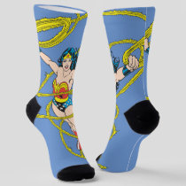 Wonder Woman in Lasso Socks