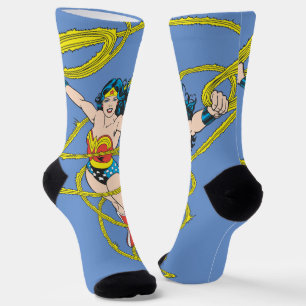 Wonder Woman in Lasso Socks