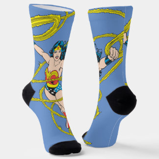 Wonder Woman in Lasso Socks
