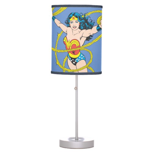 Wonder Woman in Lasso Table Lamp