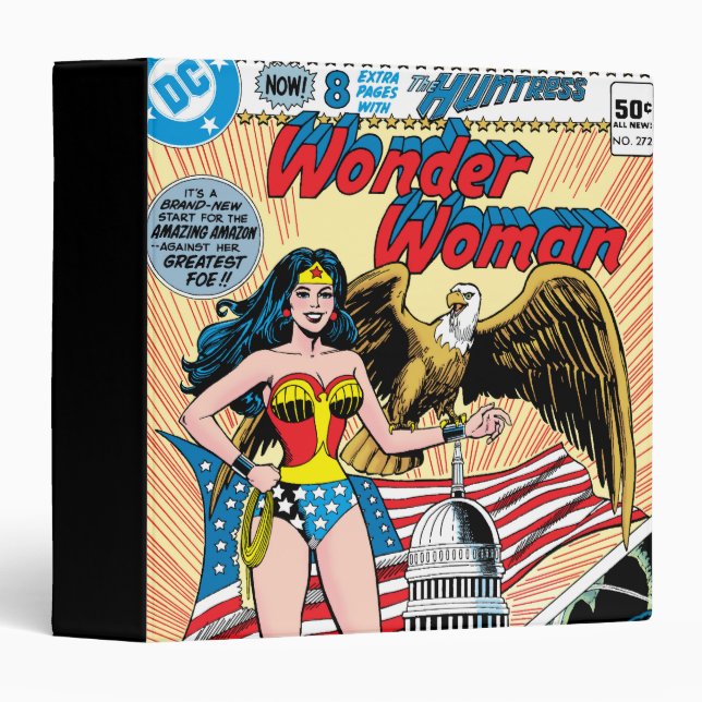 Wonder Woman Issue #272 3 Ring Binder (Front/Spine)
