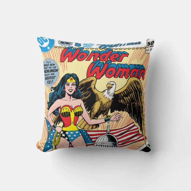 Wonder Woman Issue #272 Throw Pillow (Front)