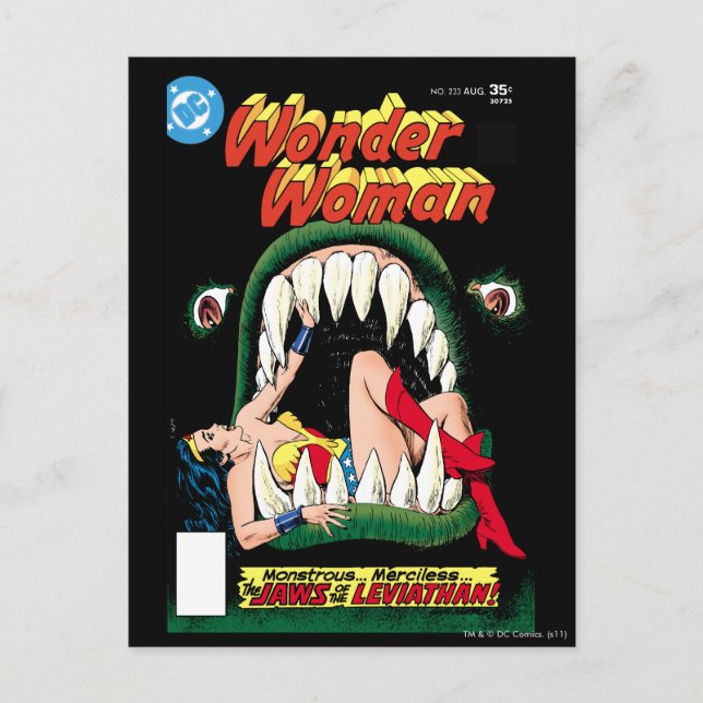 Wonder Woman Jaws Postcard (Front)