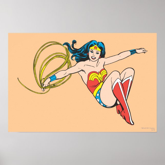 Wonder Woman Jumping Poster (Front)