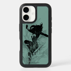 Wonder Woman Landing Foliage Graphic iPhone 16 Case
