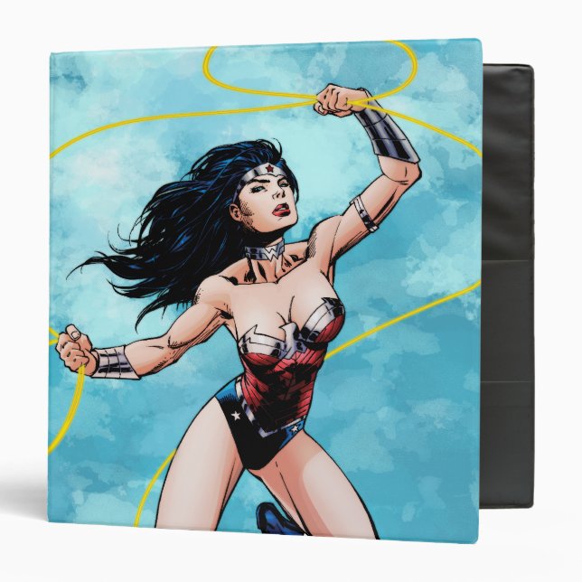 Wonder Woman & Lasso of Truth Binder (Front/Inside)