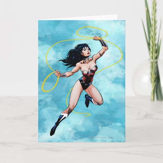 Wonder Woman & Lasso of Truth Card (Front)