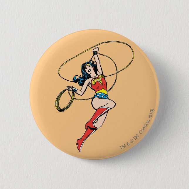 Wonder Woman Lasso of Truth Pinback Button (Front)