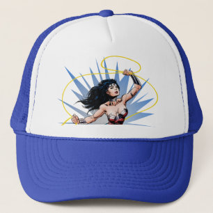 Wonder Woman & Lasso of Truth Trucker Hat