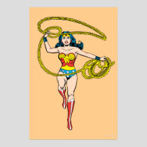 Wonder Woman Lasso over Head Poster