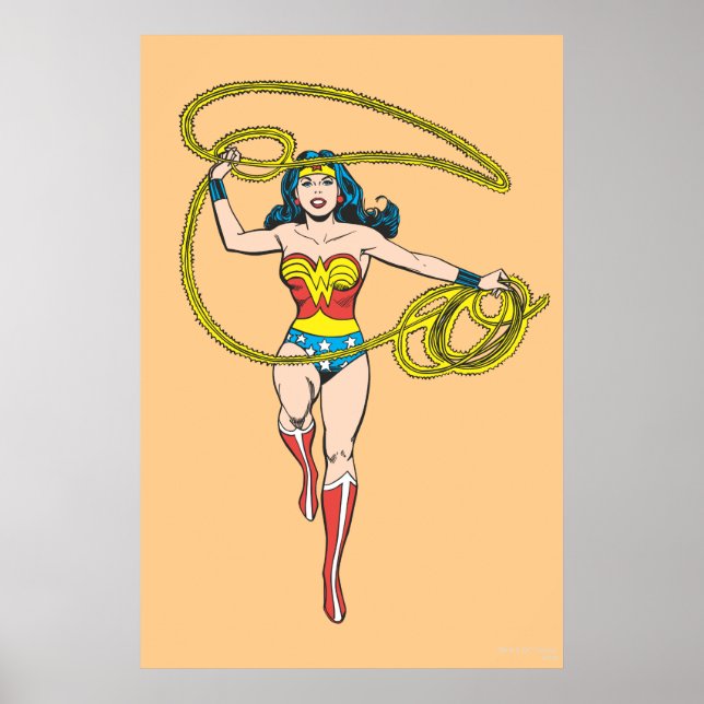 Wonder Woman Lasso over Head Poster (Front)