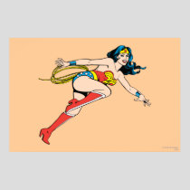 Wonder Woman Leap Right Poster