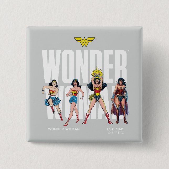 Wonder Woman Legends Forever Graphic Button (Front)