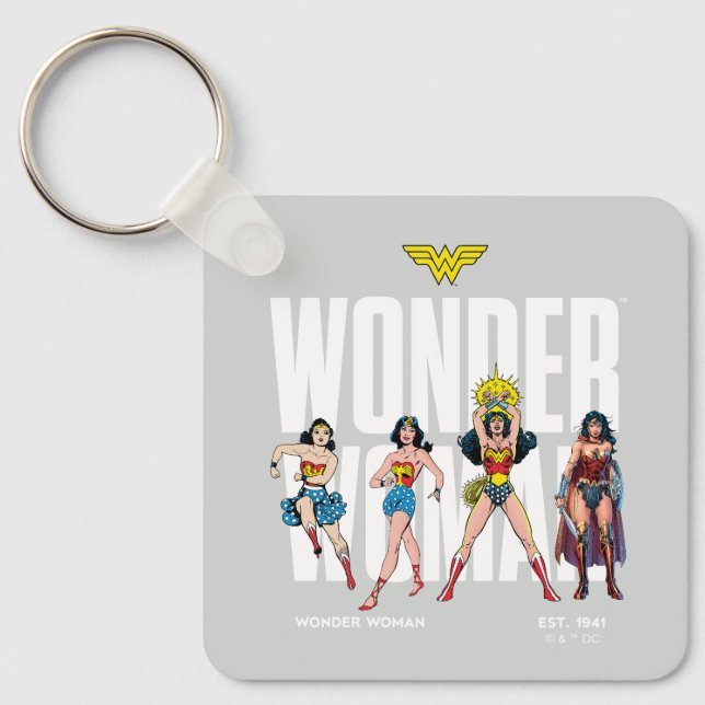 Wonder Woman Legends Forever Graphic Keychain (Front)