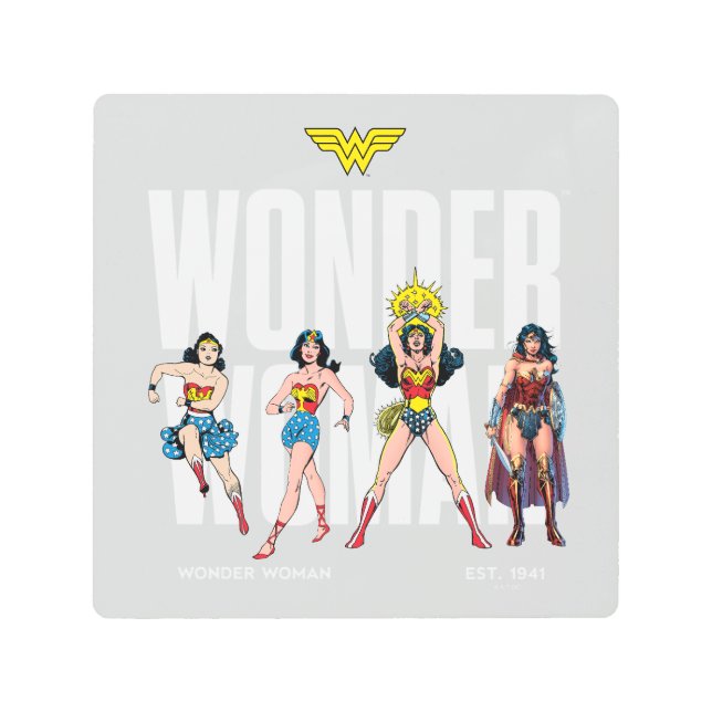 Wonder Woman Legends Forever Graphic Metal Print (Front)