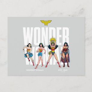 Wonder Woman Legends Forever Graphic Postcard
