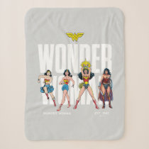 Wonder Woman Legends Forever Graphic Sherpa Blanket