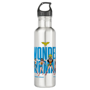 Wonder Woman Legends Forever Graphic Stainless Steel Water Bottle