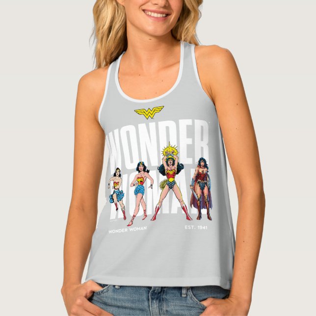 Wonder Woman Legends Forever Graphic Tank Top (Front)
